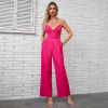 Pink Temperament Tube Top Jumpsuit Two-piece Set 6