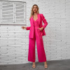 Pink Temperament Tube Top Jumpsuit Two-piece Set 6