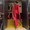 Red Sequined Tassel Jumpsuit 11