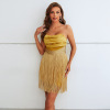 Yellow fringe fashion skirt 23