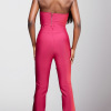 Pink rhinestone jumpsuit two-piece suit 54