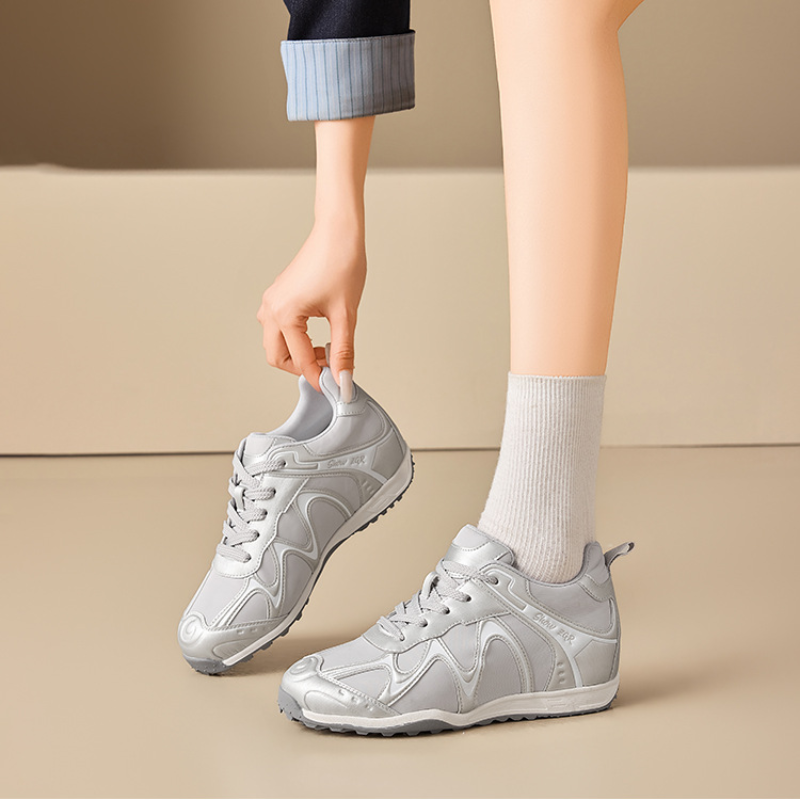 Hidden Wedge Sneakers for Women Non Slip Comfortable Casual Shoes