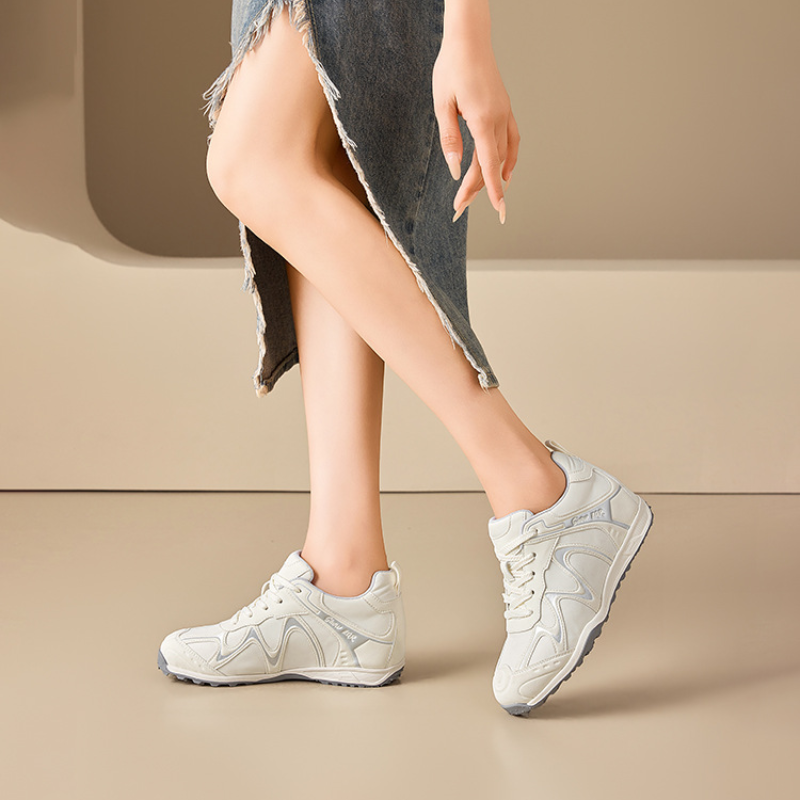 Hidden Wedge Sneakers for Women Non Slip Comfortable Casual Shoes