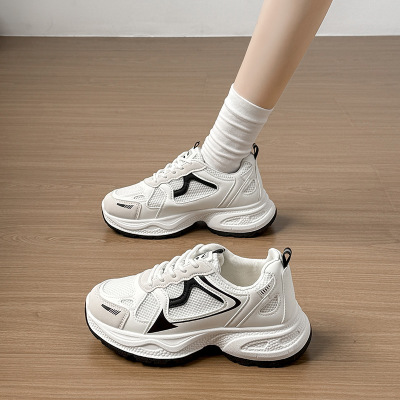 Women Mesh Breathable Thick Sole Casual Sneakers