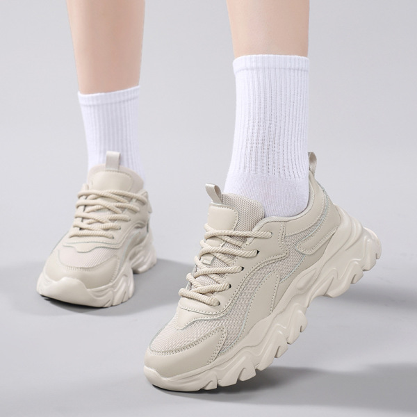 Women Fashion Chunky Thick Sole Casual Sneakers