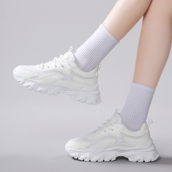 Women Fashion Chunky Thick Sole Casual Sneakers