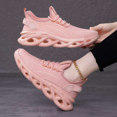 Women Breathable Mesh Height Increasing Running Sneakers