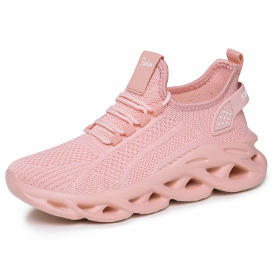Women Breathable Mesh Height Increasing Running Sneakers