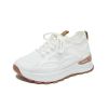 Women Hollow Mesh Breathable White Casual Sneakers