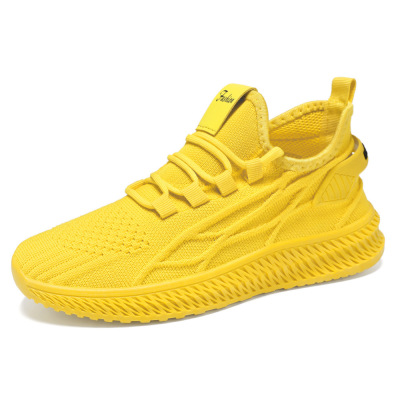 Women Bright Color Knit Slip On Casual Sneakers