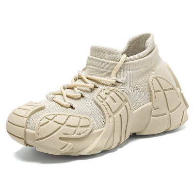 Women Knit Sock Style Chunky Retro Sneakers